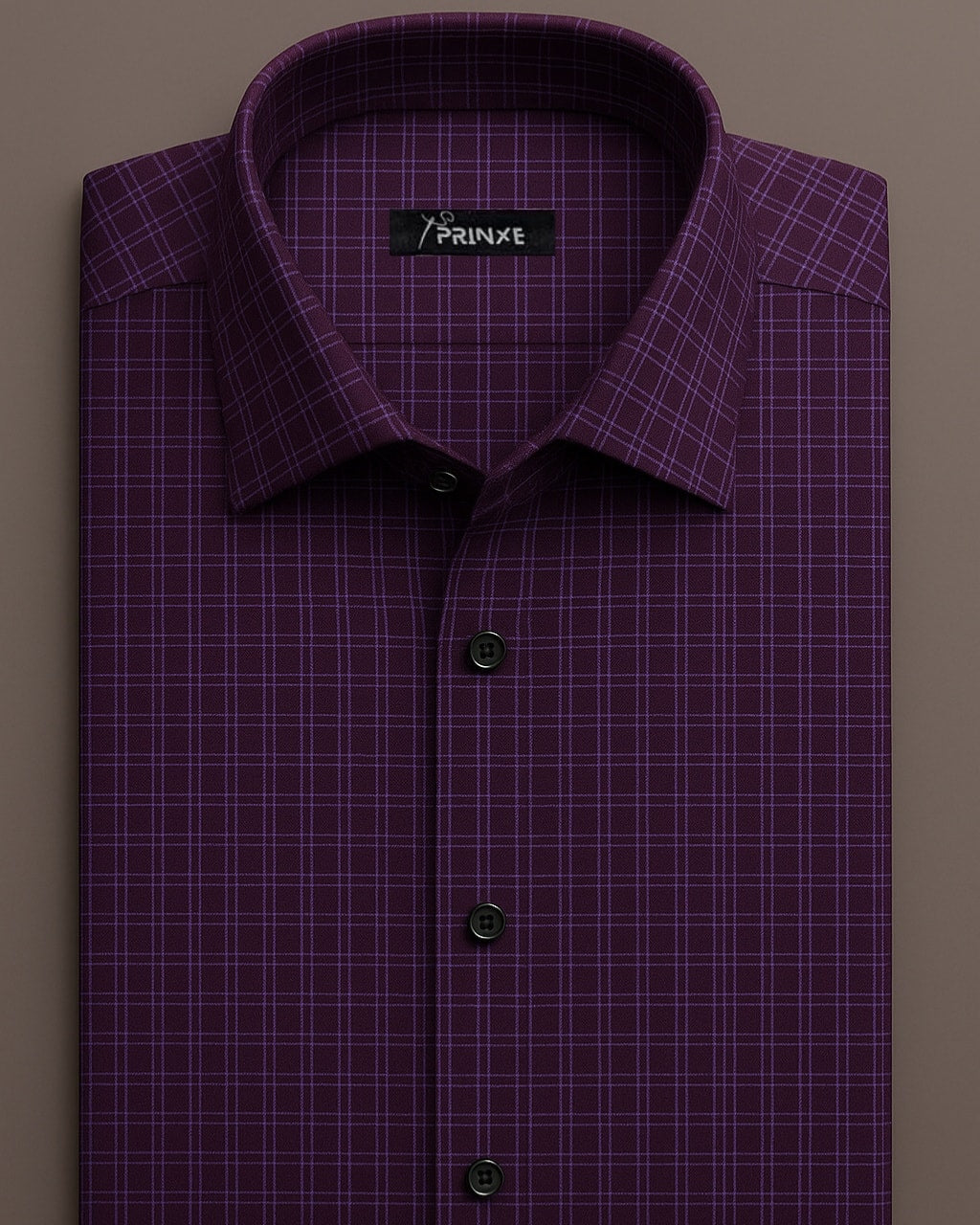 Premium Purple | Checkered Shirt