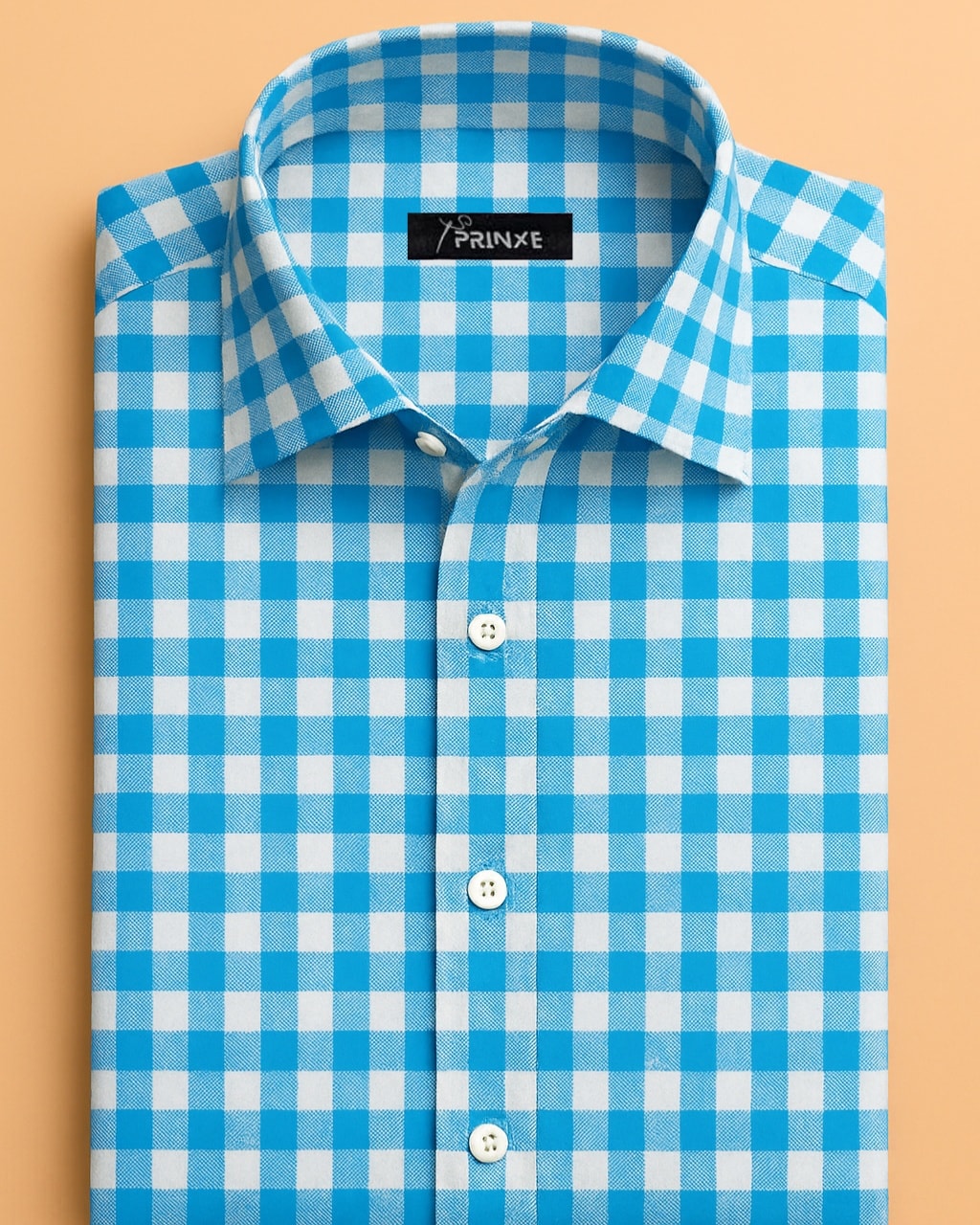 Sky Blue & White | Gingham Checkered