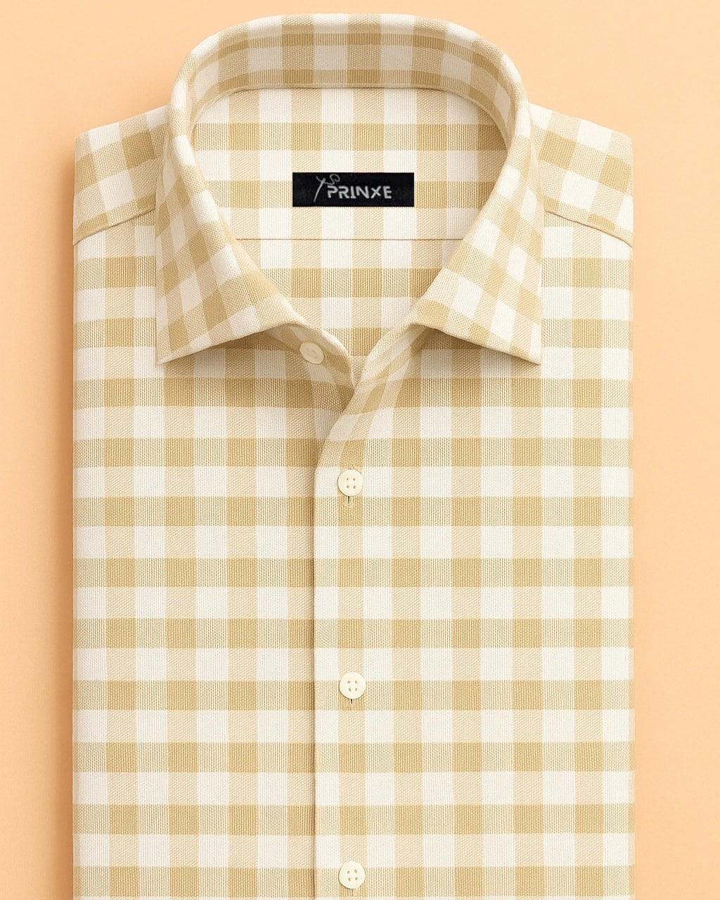 Beige & White | Checkered
