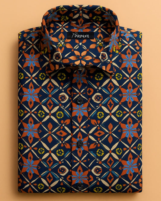 Vibrant | Geometric | Print Shirt