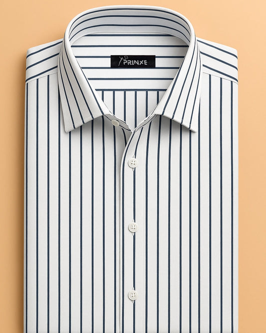 Premium | White Grey Stripes