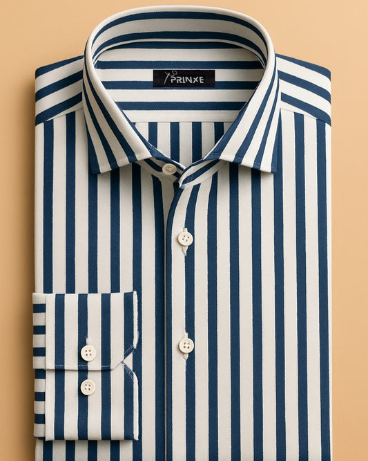 Classic Navy & White Striped