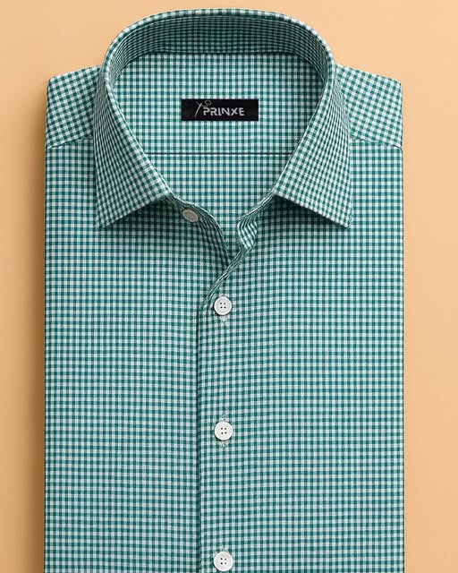 Classic Teal | Checkered Shirt