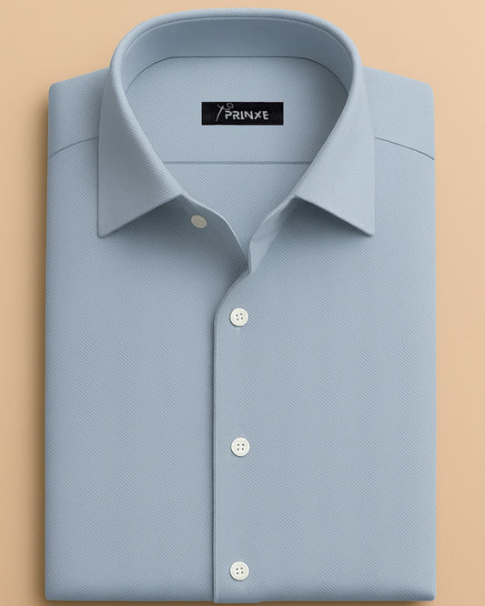 Blue-Grey Formal Shirt