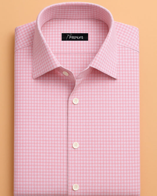 Classic Pink | Checkered Shirt