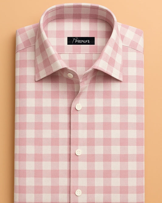 Light Pink & White | Checkered