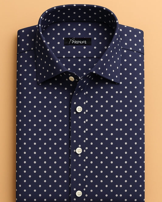 Navy Blue | Polka Dot