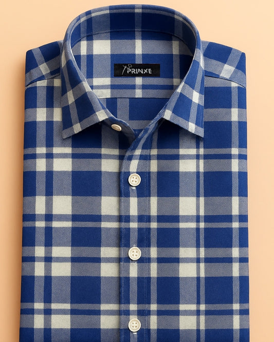 Blue White & Grey | Checkered